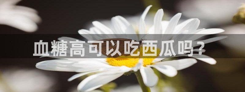 各种网红爆料吃瓜网站：血糖高可以吃西瓜吗？